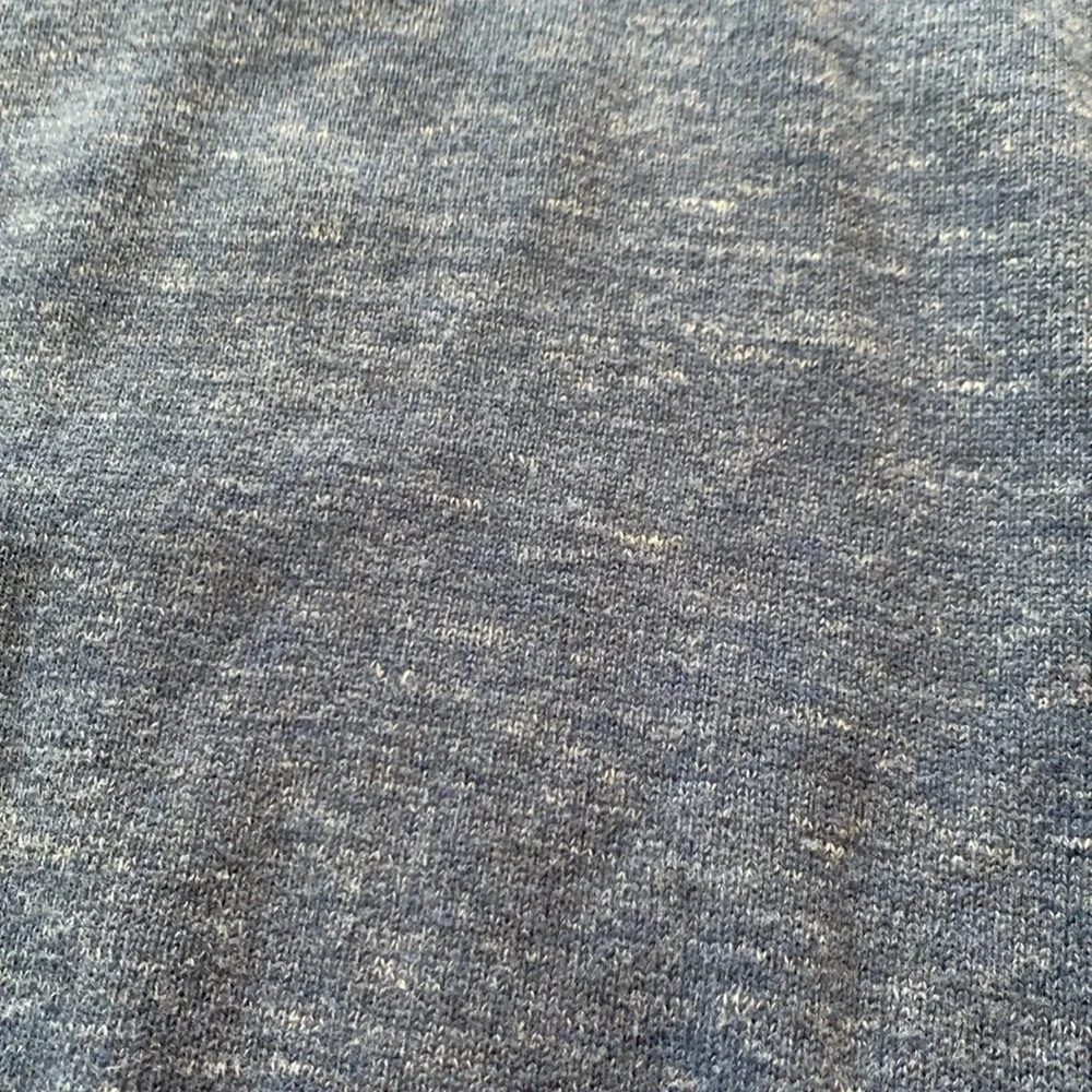 J Crew sz L blue 100% cotton crewneck sweater